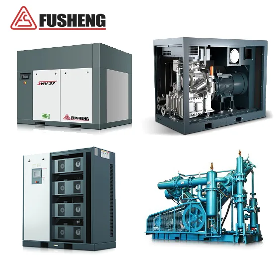 Máy nén khí Fusheng trục vít không dầu